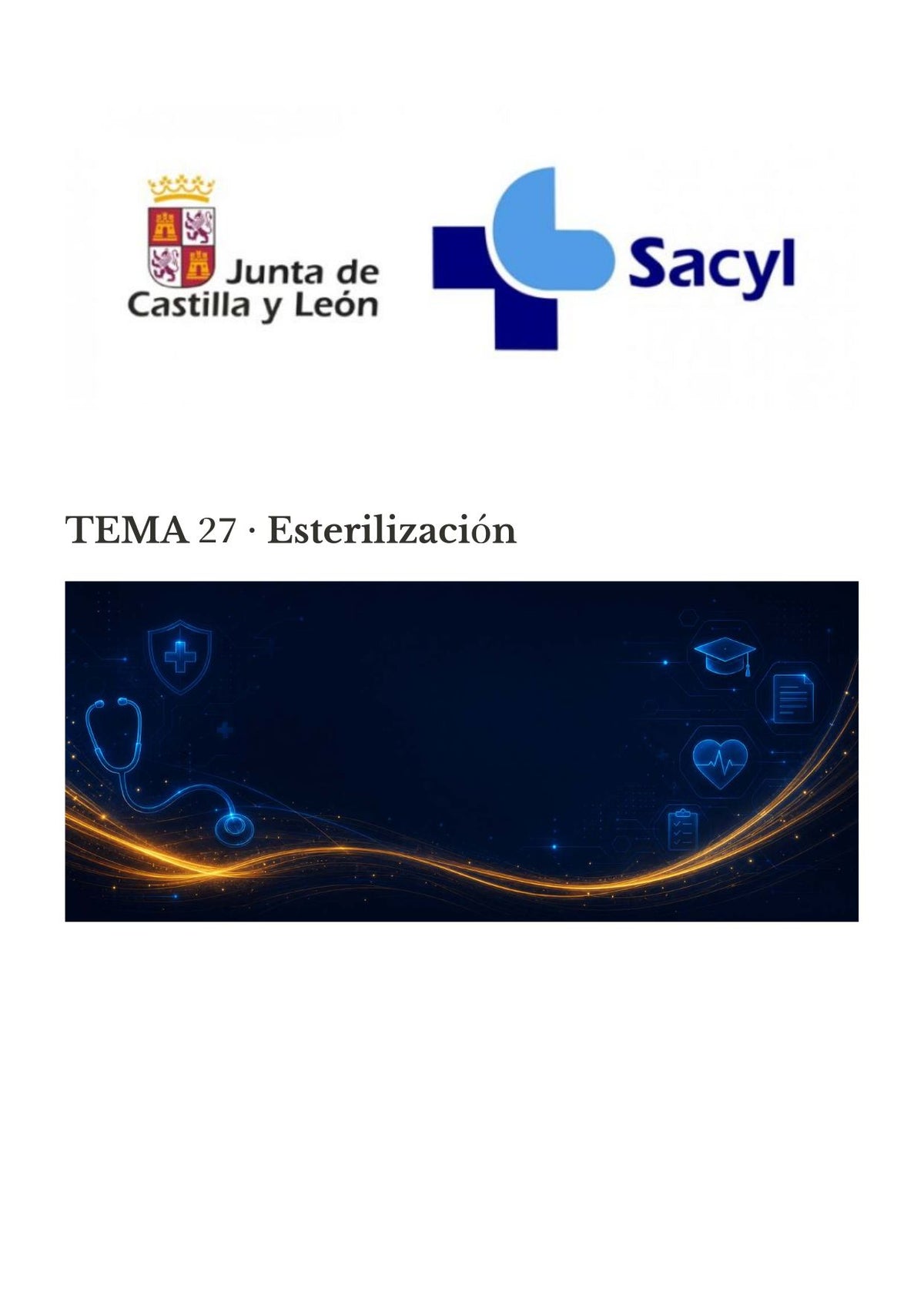TCAE SACYL: Esterilización