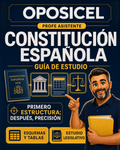 OPOSICEL: portada de la guía digital de estudio de la Constitución Española con el Profe Asistente