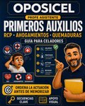 OPOSICEL: portada de la guía digital de primeros auxilios para celadores con el Profe Asistente