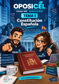 OPOSICEL · Celador SAS Andalucía 2026 · Tema 1: Constitución Española · George y Ro · PDF descargable.