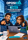 OPOSICEL · Celador SAS Andalucía 2026 · Tema 5: Protección de datos y transparencia · George y Ro · PDF descargable.