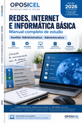 Portada OPOSICEL Redes, Internet e Informática Básica 2026 para Auxiliar Administrativo y Administrativo