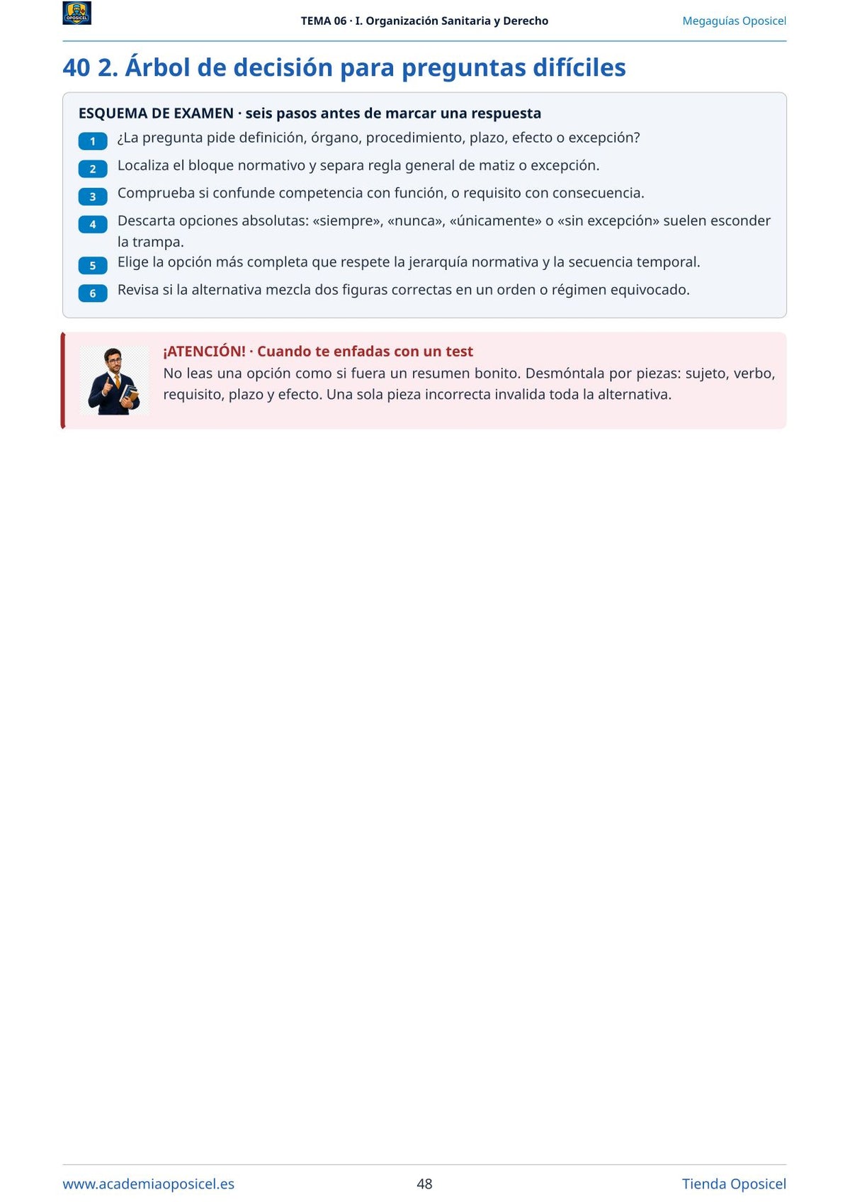 Administrativo SACYL · Tema 6: Estatuto Marco del personal estatutario